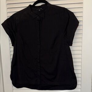 Universal Standard Black Button-Up Shirt